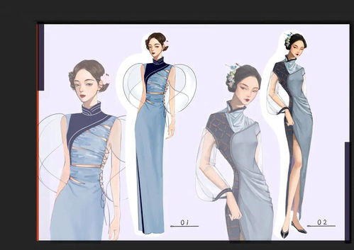 天津美术学院产品设计学院服装与服装设计系新中式服装设计结课展