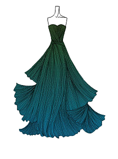 服装设计手稿 创意与技艺的完美融合